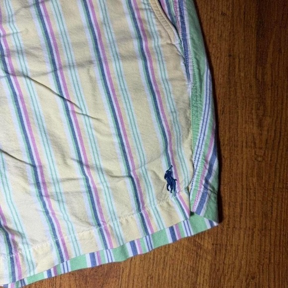 Polo Ralph Lauren Mens Classic Fit 6" Striped Colorblock Shorts Multi S - Picture 3 of 8
